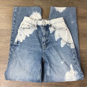 PACSUN Women’s 90’s Boyfriend Tie Dye High Rise Jeans, size 23